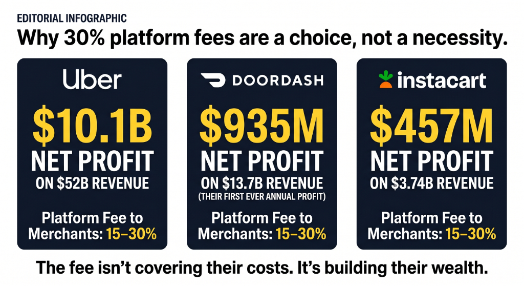 Why 30% platform fees are a choice, not a necessity